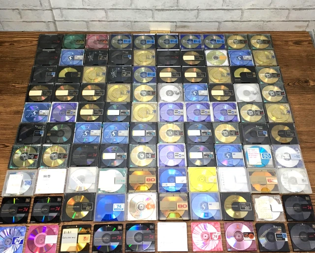 Lot de 5 MINIDISCS TDK 80 minutes, NEUFS emballés