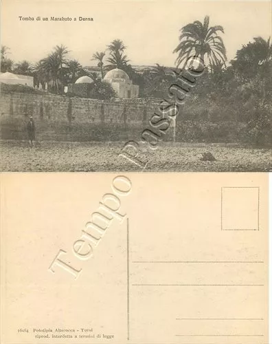 Colonie, Libia - Derna, tomba di un marabutto