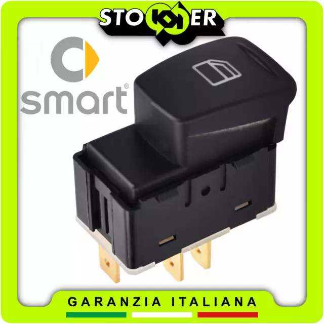 Pulsante Tasto Interruttore Alzacristallo Anteriore Bilaterale Smart Forfour 454