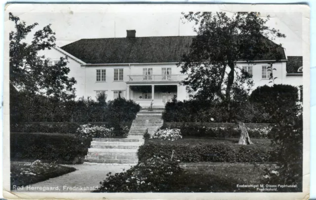 Norwegen Norge Fredrikshald Halden - Pod Herregaard 1911 Cover Auf Olsen