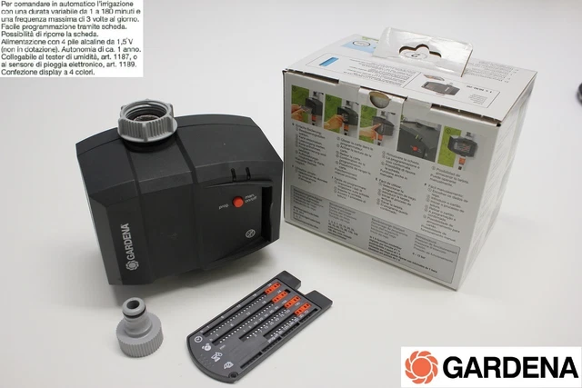 GARDENA Programmatore Computer Centralina irrigazione Watertimer T 1030 card