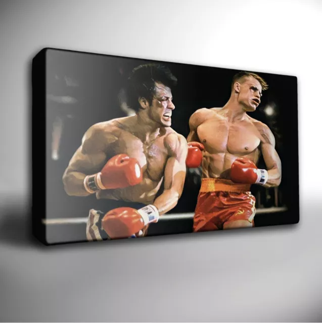 Wählen Sie Ihren Rocky Balboa Film LEINWAND Wandkunstdruck *viele Größen verfügbar