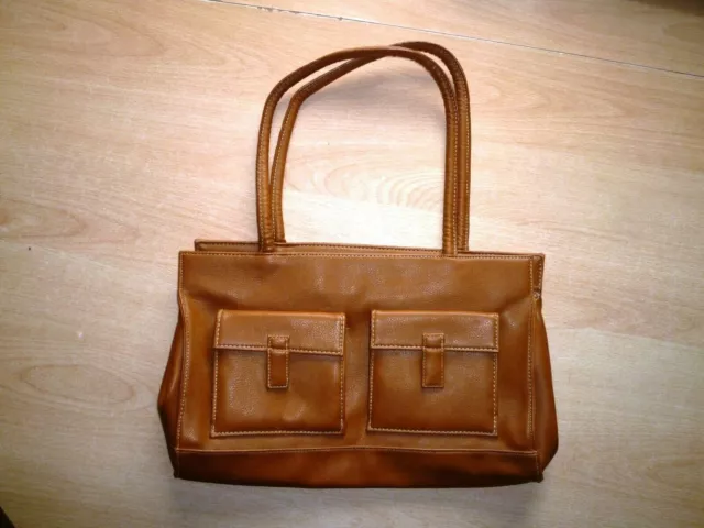 DDR Handtasche Damentasche Hellbraun Top Zustand ungenutzt vintage