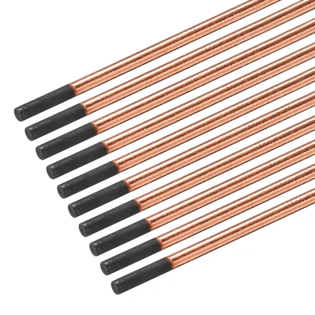 20pcs 6mmx355mm Carbon Arc Air Gouging Rods Copper Graphite Electrode Rods