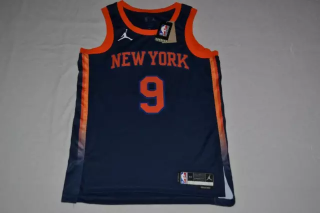 Nike Youth New York Knicks RJ Barrett #9 Navy Dri-FIT Swingman