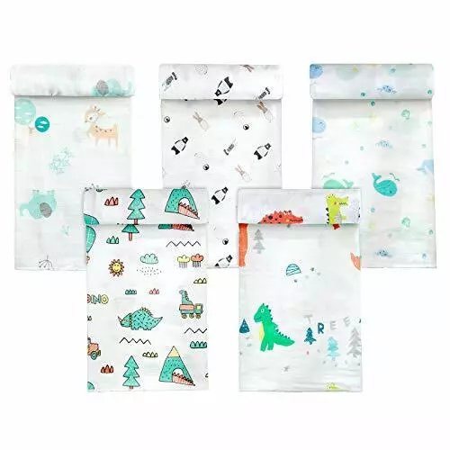 Lange Bébé En Mousseline De Coton, emmaillotage bebe, Langes Coton Bébé Lot de 5