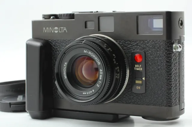 [Exc5 Grip] Minolta CLE Rangefinder Film Camera M-Rokkor 40mm F2 Lens Hood JAPAN
