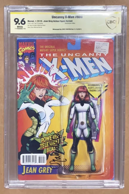 Uncanny X-Men #600 (2016) SS BACHALO CBCS 9.6 Action Figure Variant JEAN GREY