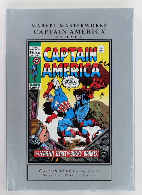 SEALED!  Marvel Masterworks Captain America Volume 5  Marvel Hardcover HC