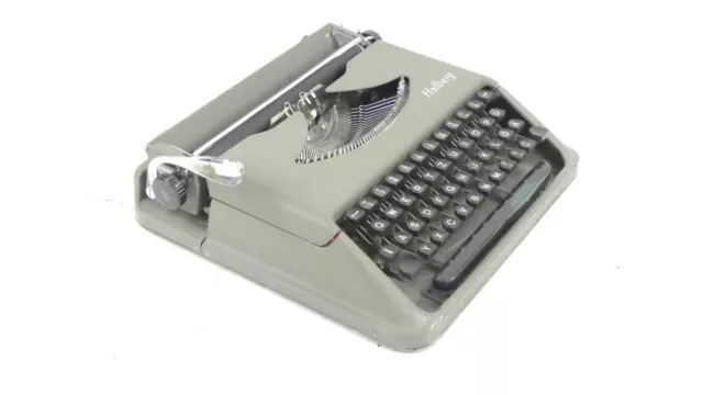 Maquina De Escribir Halberg Año 1950 Holanda Typewriter Schreibmaschine Ecrire