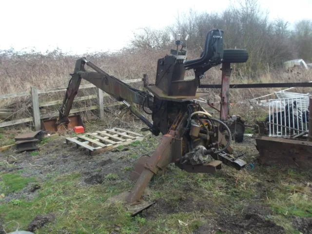 McConnel S 12 Double-D Digger Loader tractor mounted backhoe