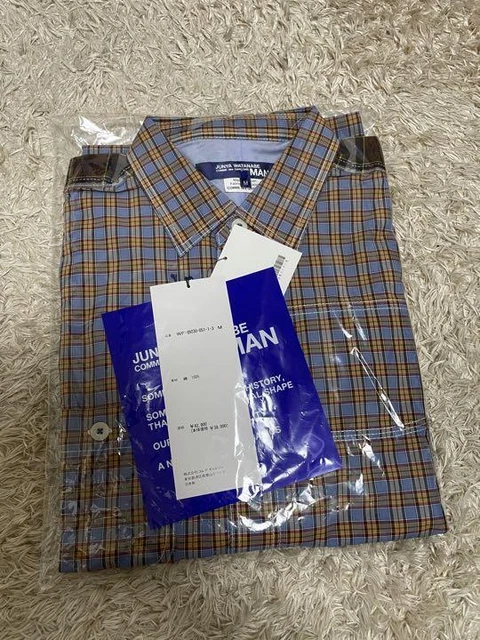 Junya Watanabe Comme des Garçons man check shirt size M cotton