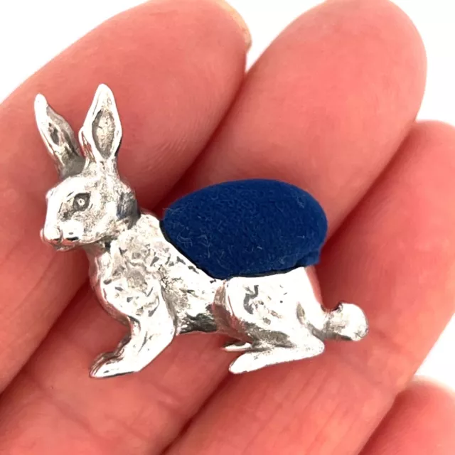 Rabbit Pin Cushion Sterling Silver 925 Hallmarked New From Ari D Norman 3