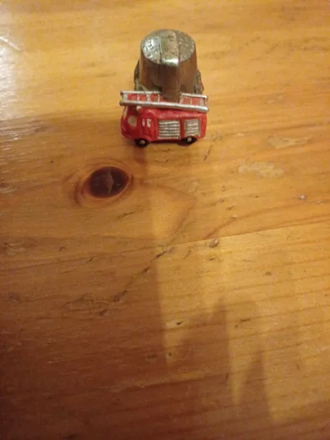 We Have Here A Very Nice Pewter Thimble Which Is Of A Fully Working Fire Engine.