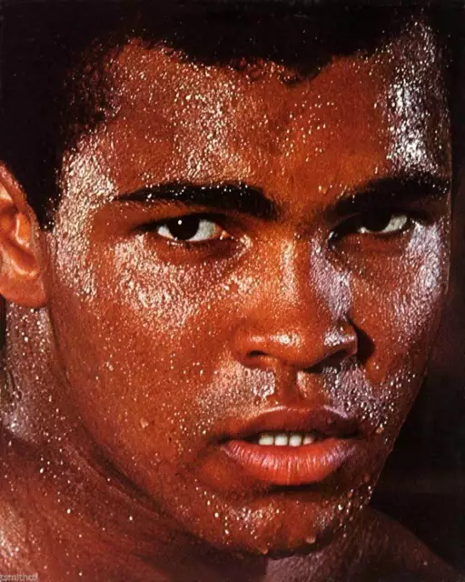 Muhammad Ali Sweaty 8x10 Picture Celebrity Print