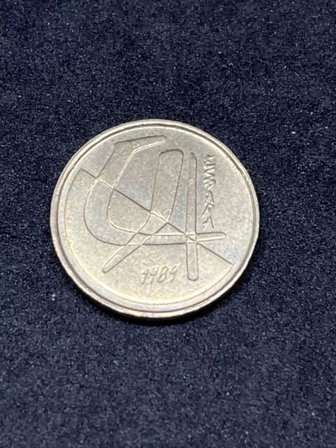 Spain 5 ptas 1989 coin