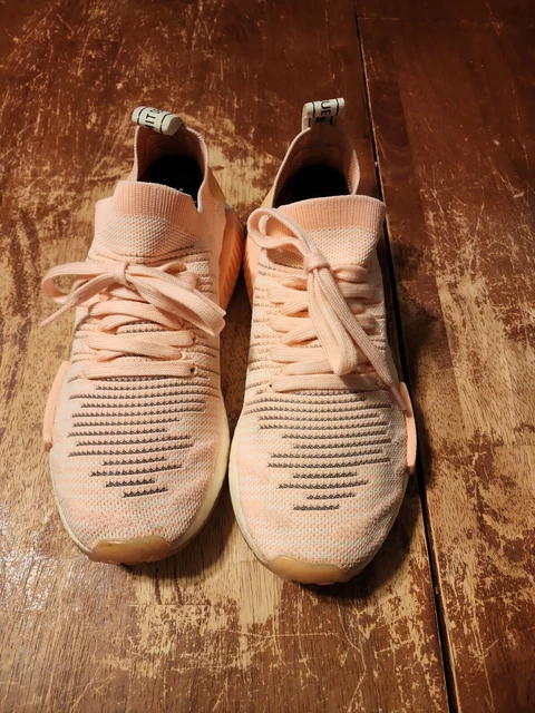 adidas nmd_r1 stlt pk w cloud white & clear orange