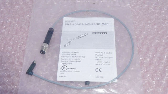 Capteur De Proximité Festo SME-10-KL-LED-24 173210 – Neuf Avec Emballage D’origine