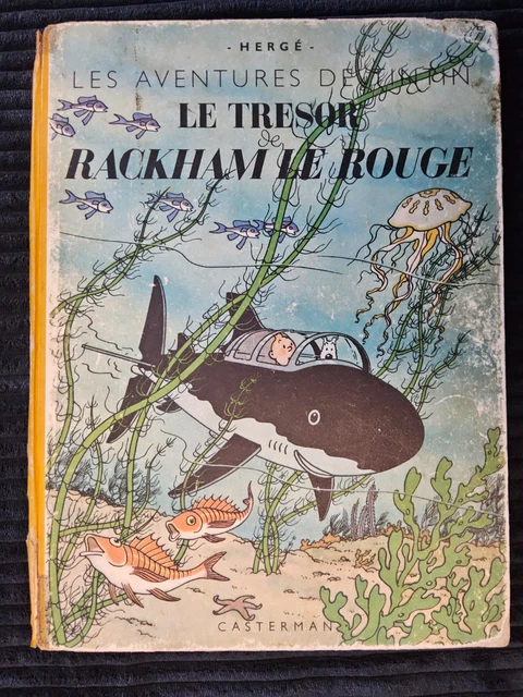 Les Aventures de Tintin - Le Tresor de Rackham le Rouge: 9782203001114: Herge