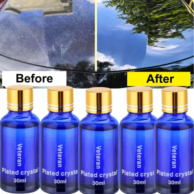 5Pcs 9H Nano Ceramic Car Glass Coating Liquid Car Glass Hydrophobic Anti-Scratch