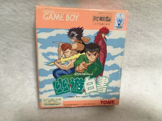 Yu Yu Hakusho Game Boy Tomy JAPAN Nintendo Authentic