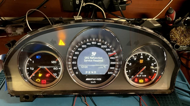 MERCEDES BENZ W204 C63 AMG Instrument Cluster Speedometer A2049064100 ...