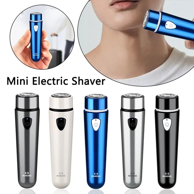 Mini afeitadoras eléctricas lavables para afeitar el cabello