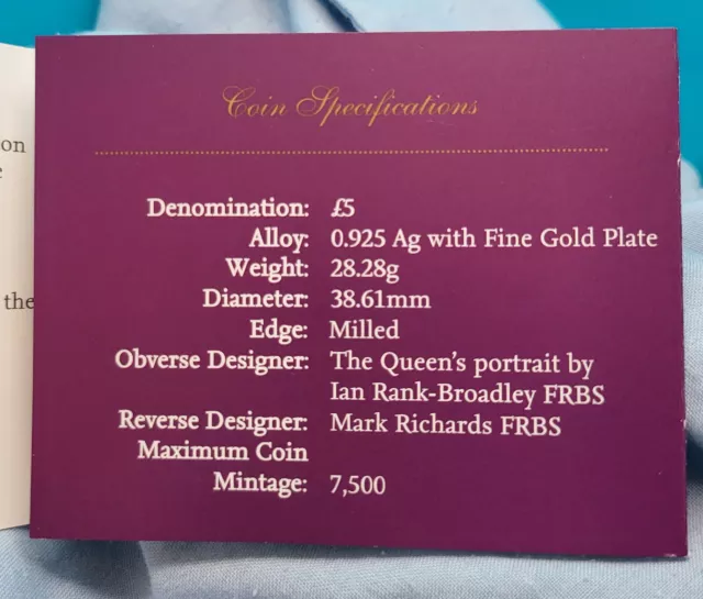 Prinzessin Kate Middleton William königliche Hochzeit Gold massiv Silber münzsicherer Stempel 2
