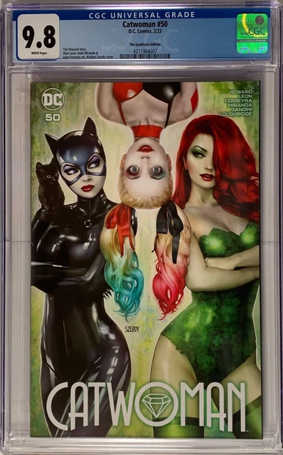 Catwoman #50 (2'23) Cgc 9.8 Nm/M Nathan Szerdy Syndicates Edition Dc Comics
