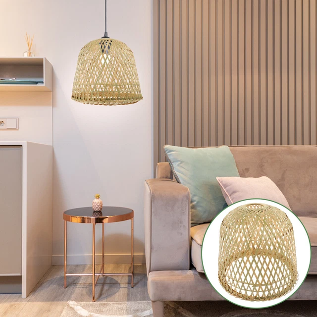 Paralume Athena per lampada da tavolo o da terra - Lana blu – Creative Cables