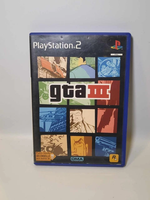 PLAYSTATION 2 PS2 Grand Theft Auto III 3 Three Gta With Poster