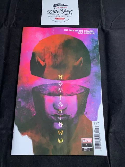 THE WAR OF THE REALMS: WAR SCROLLS #1 NM ANDREA SORRENTINO variant Marvel Comics