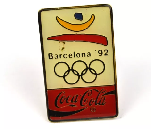 Coca Cola Coke USA Lapel Pin Button Badge Anstecknadel - Barcelona '92