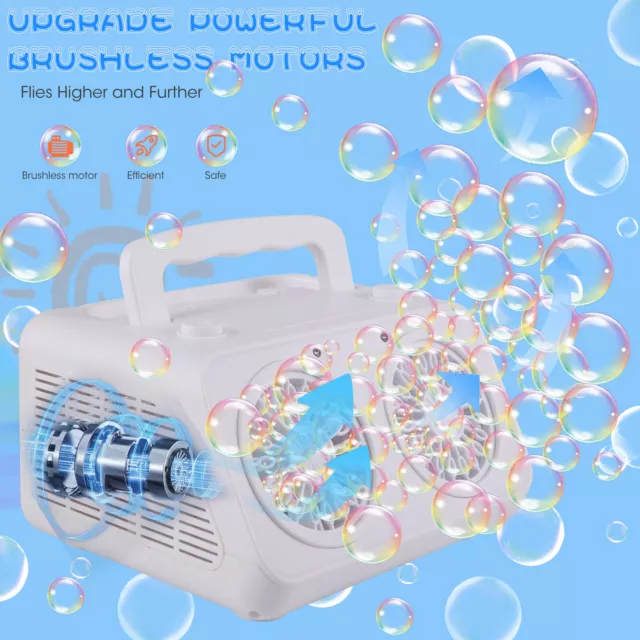 Bubble Machine for Kids Durable Bubble Maker Outdoor Toys Gifts Party Christmas