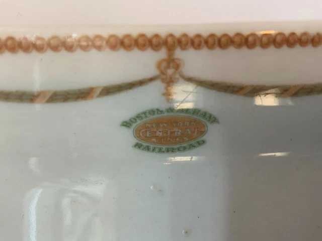 Vintage Boston & Albany Railroad, New York Central System China Serving Plate