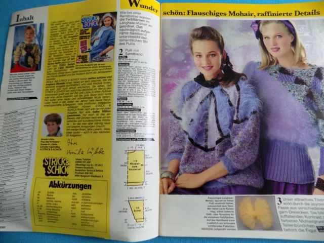 Strick & Schick Strickmode November 1988 / Damen, Kindermode 2