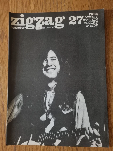 ZIGZAG ZIG ZAG 27 Led Zeppelin December 1972 Jimmy Page Monty Python ...