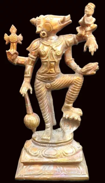 Lord Varaha / Bhoo Varaha Idol In Pure Solid Copper