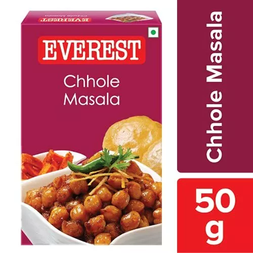 Everest 50 Gm Of 100 % Premium & Blend of Pure Spice Masala Chhole, Pack of 2