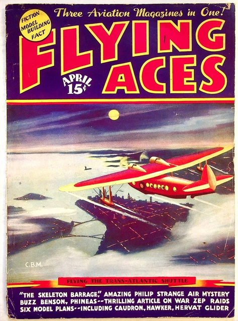 Flying Aces Pulp / Magazine Apr 1936 Vol. 23 #1 FR/GD 1.5 Low Grade