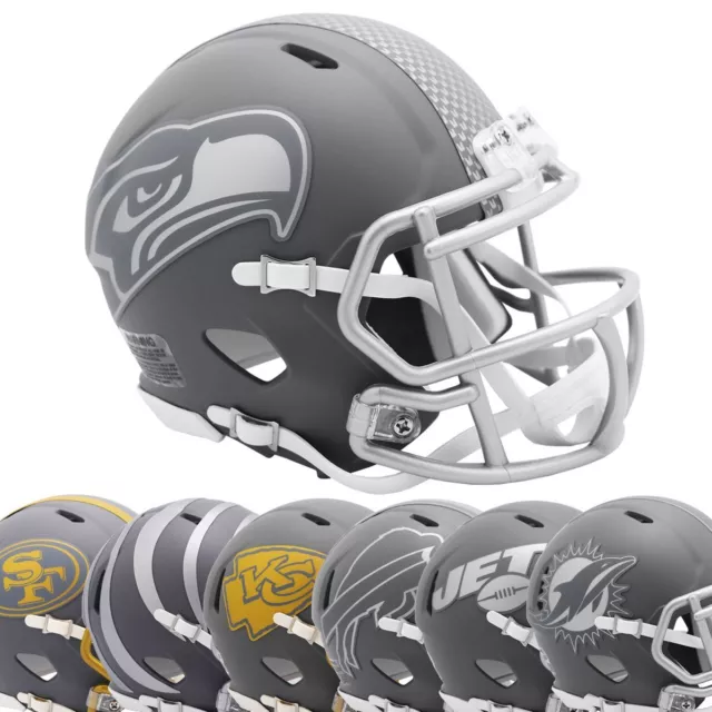 Riddell Speed Mini Football Helm - SLATE NFL Teams