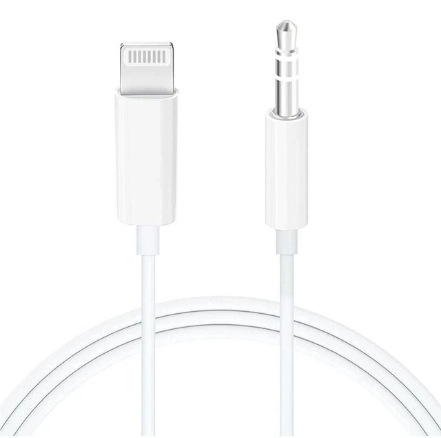 Cordon de câble adaptateur Jack AUX 3,5 mm vers l'audio de voiture pour...