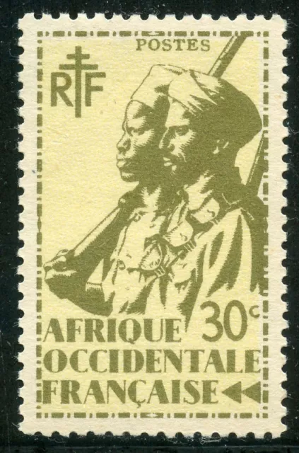 Timbre // Colonies Francaises Afrique Occidentale Francaise Neuf N° 5 **