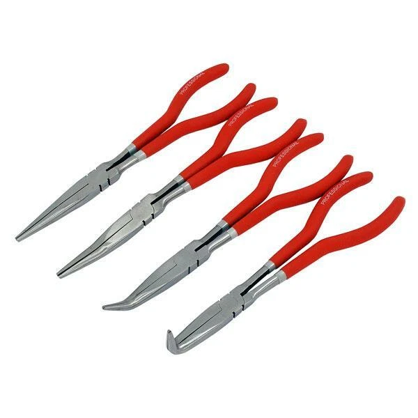 Set of 4 - 11" Long Mixed Pliers set with Storage Bag