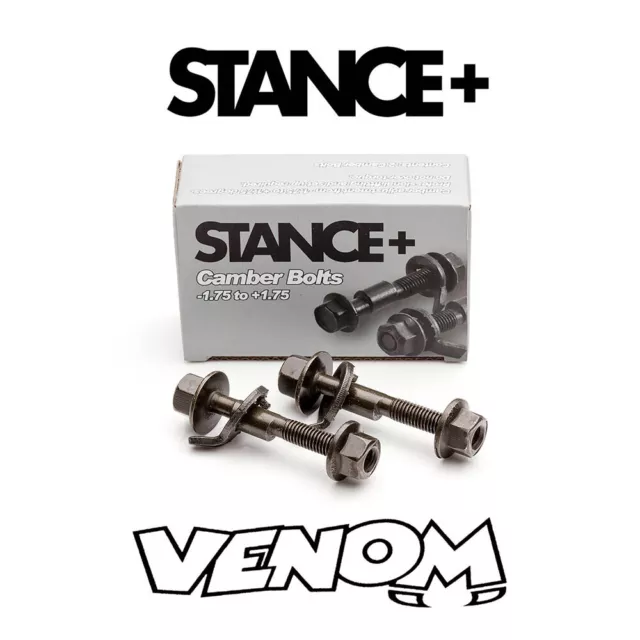 Stance+ 10mm Front Camber Adjustment Bolts for Lancia Prisma 1979-1994