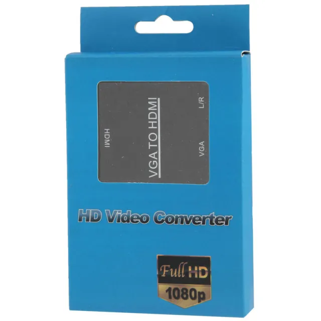 HD 1080P HDMI Mini VGA vers HDMI Scaler Box Adaptateur convertisseur vidéo numé