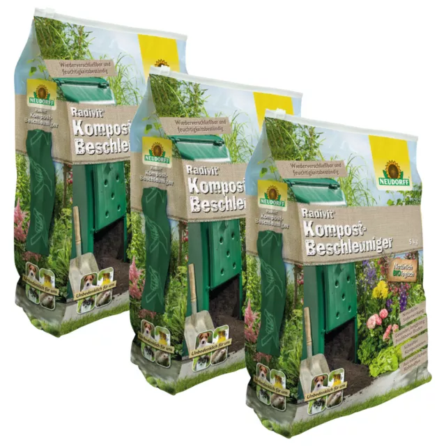 Neudorff Radivit Composta Acelerador 3x 5KG - de Compostadores
