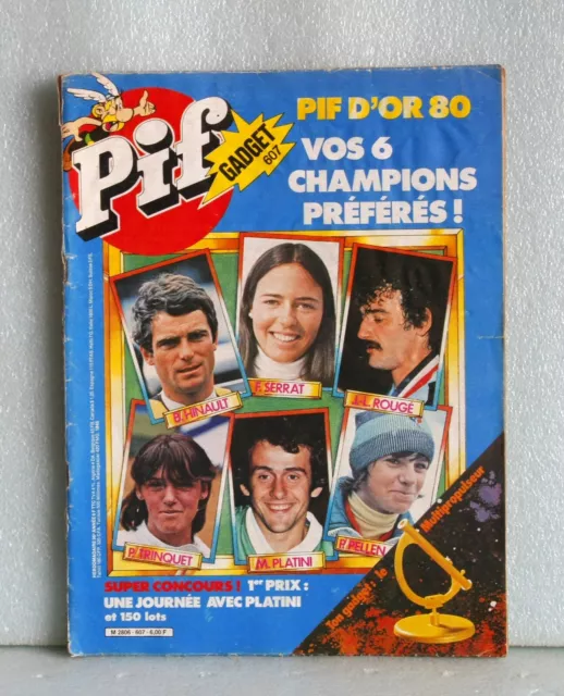 PIF № 607 Old Comics France Magazine from 80's