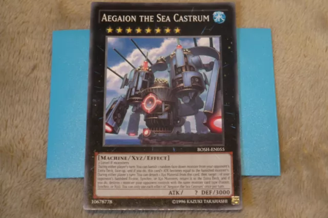 Yugioh! TCG AEGAION THE SEA CASTRUM BOSH-EN055 1st Edition Common