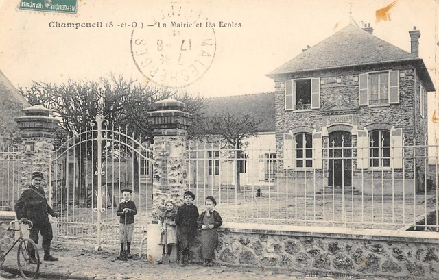 Cpa 91 Champcueil / La Mairie / Les Ecoles / Enfants